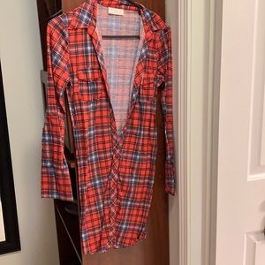Flannel dress